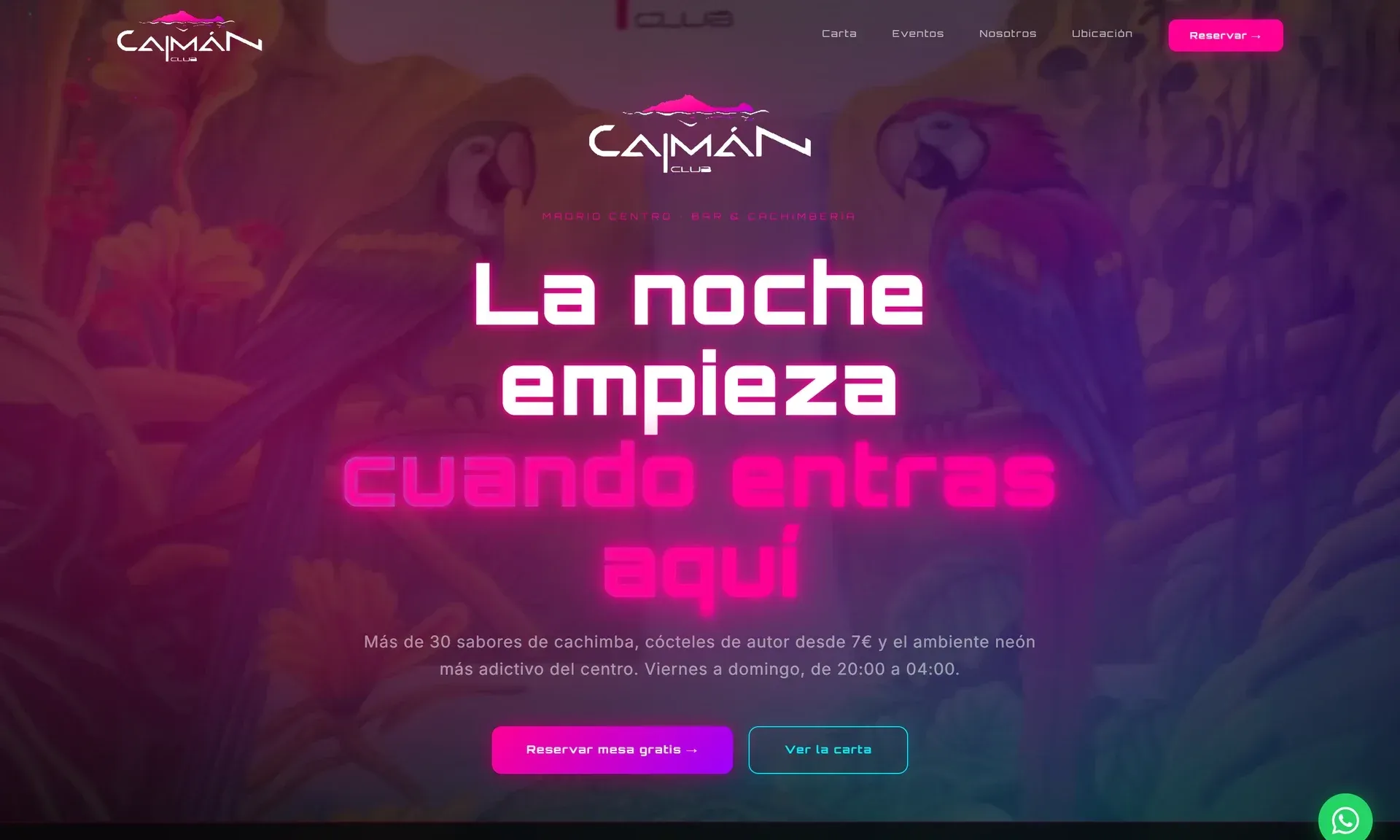 The Caimán home page
